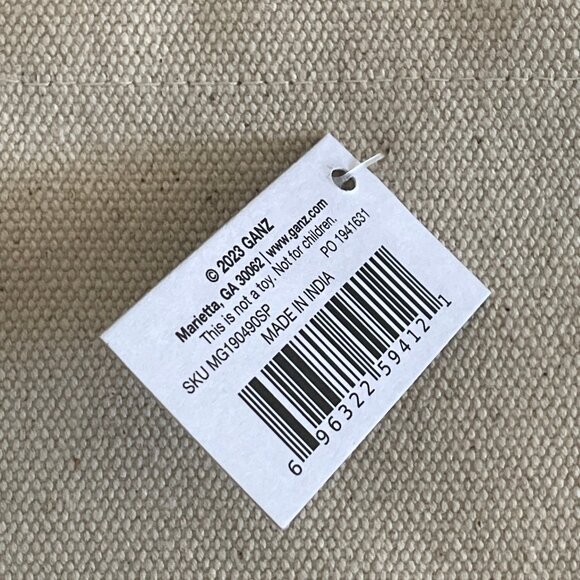 Strawberry Canvas Tote Bag "Berry Sweet" ~ New with Tags - Picture 3 of 6